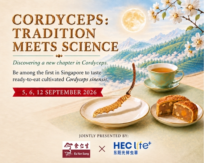 Be Among the First in Singapore to Taste Cultivated Cordyceps sinensis