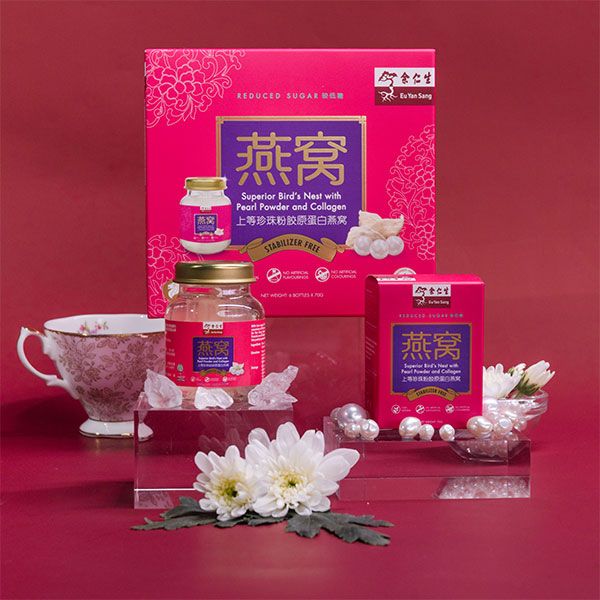 Collagen Supplements, Pearl Powder & Collagen Bird's Nest Eu Yan Sang