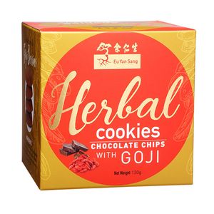 Herbal Cookies Chocolate Chips with Goji