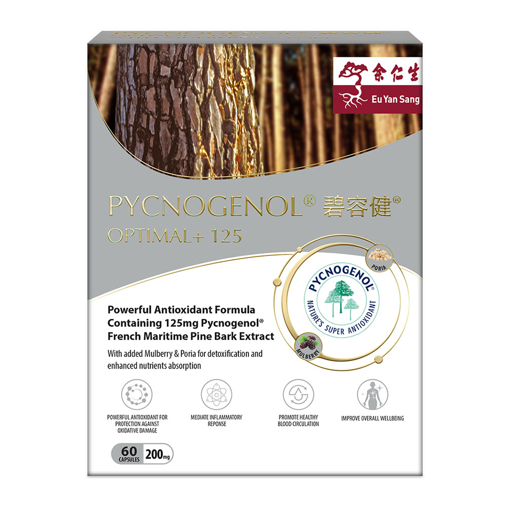 Pycnogenol® Optimal+ 125mg 60's