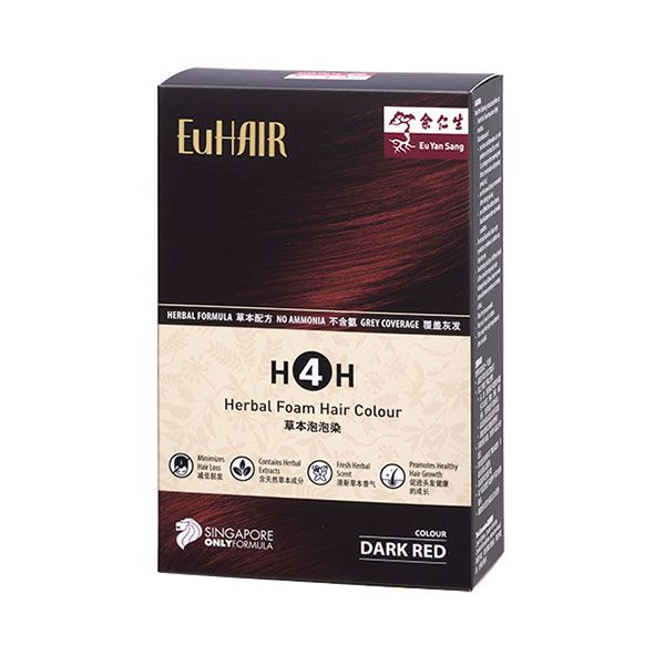 H4H Herbal Foam Hair Color (Dark Red)
