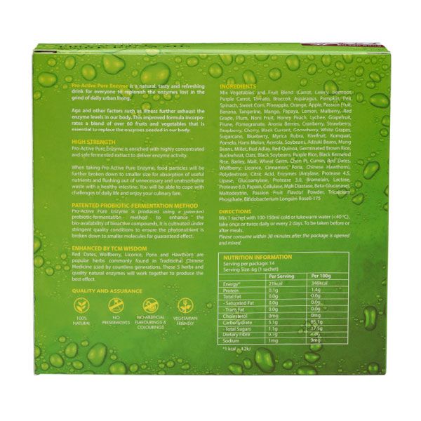 pro active pure enzyme 14 s eu yan sang singapore