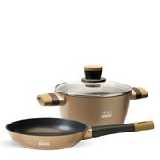 Versatile Casserole with Lid & Frying Pan Set