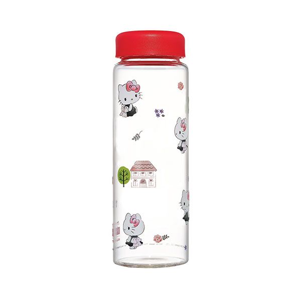 Hello Kitty Glass Water Bottle