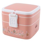 2 Tier Bento Box (Pink)