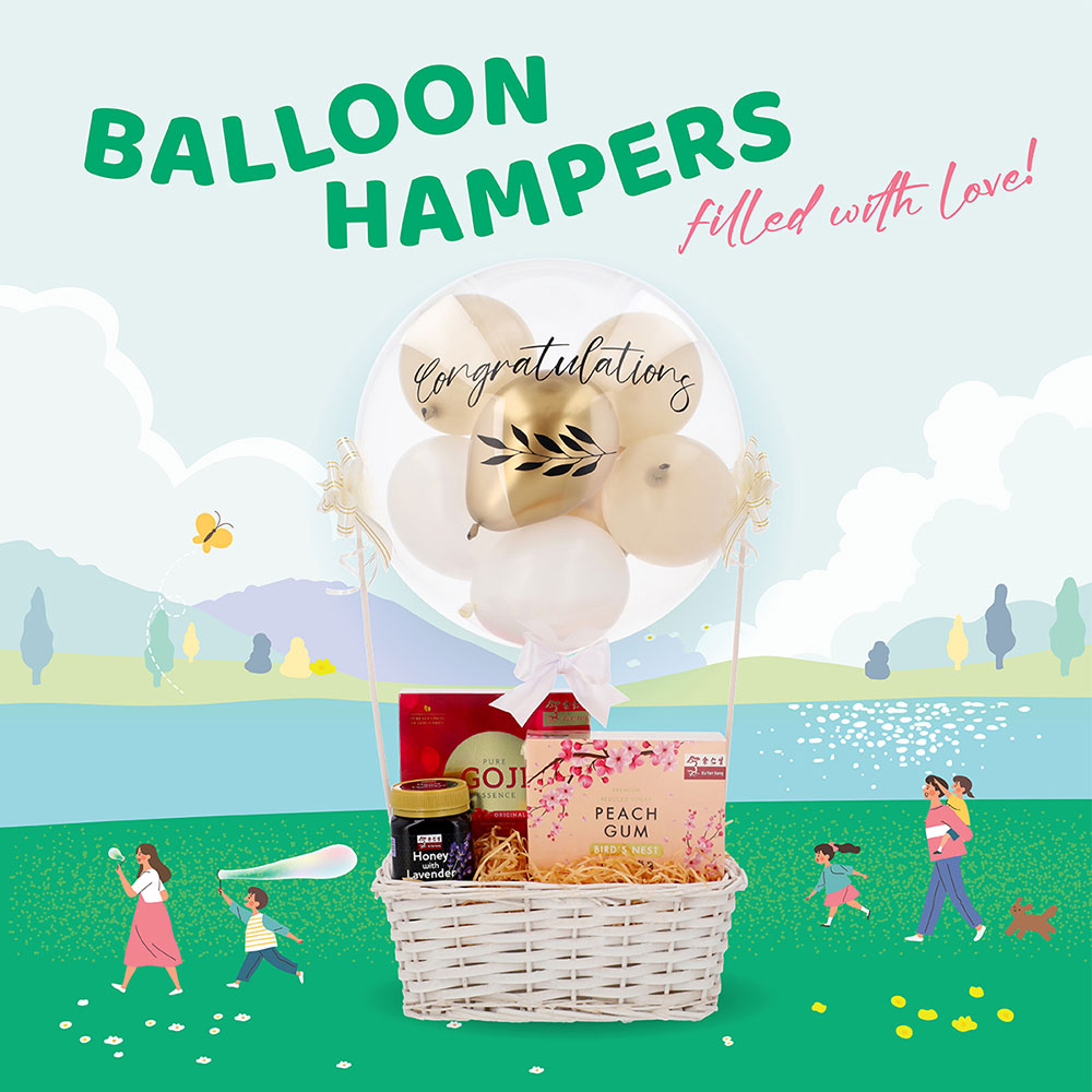 Congratulations Bubble Balloon Hamper