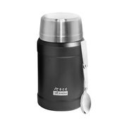 Thermal Flask with Spoon (Black)