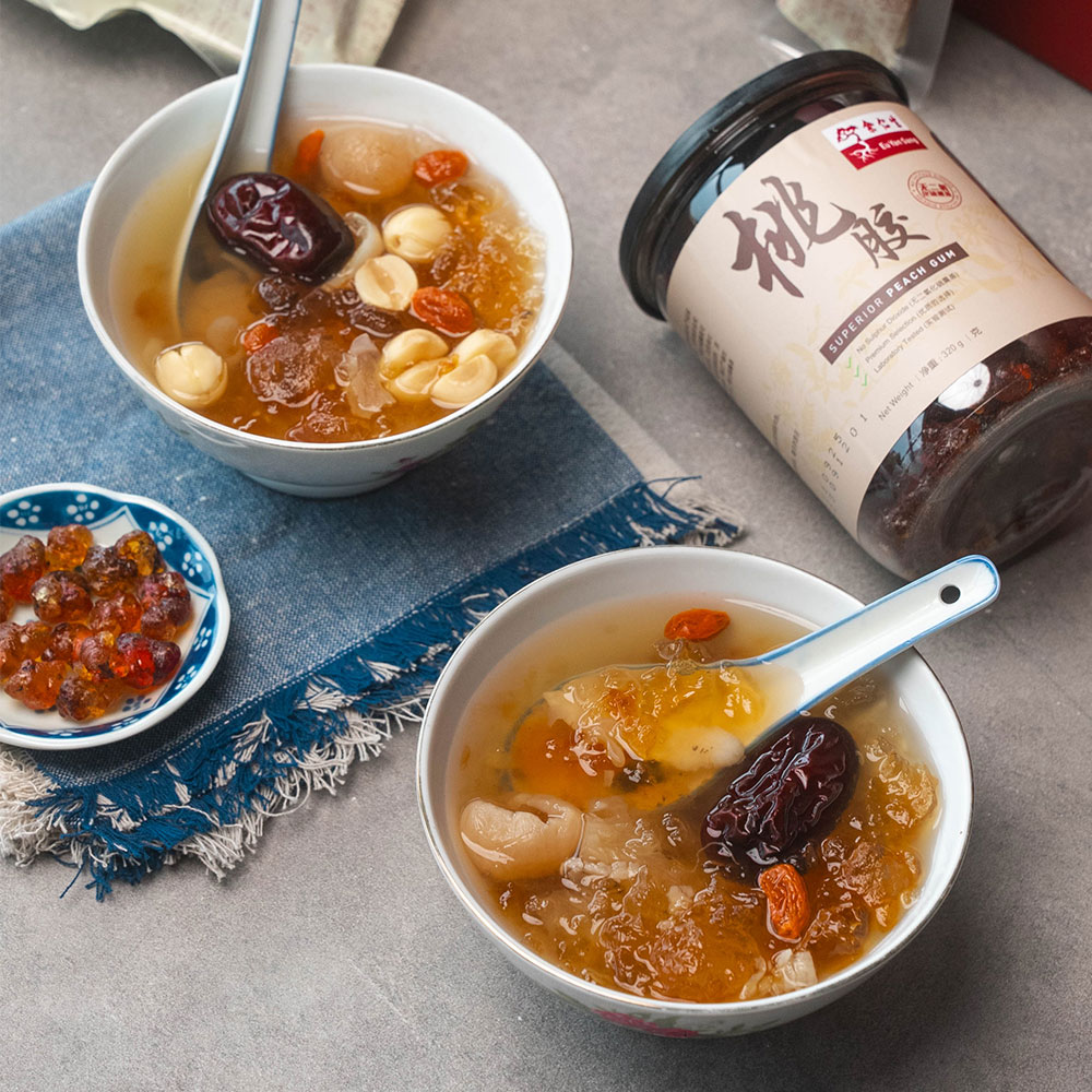 Make Your Own Peach Gum Dessert Kit