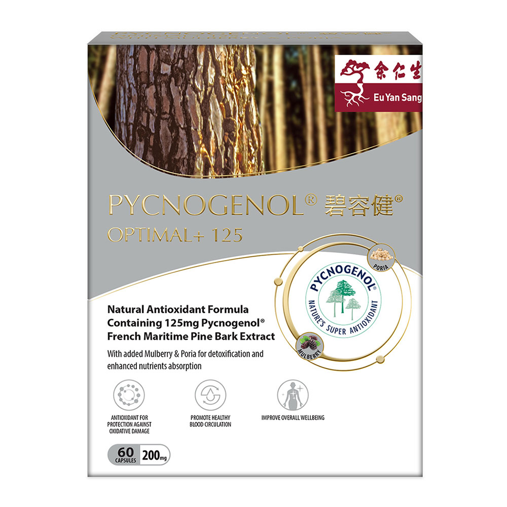 Pycnogenol&reg; Optimal+ 125mg 60s