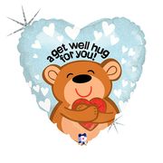 A Beary Get Well Soon Balloon