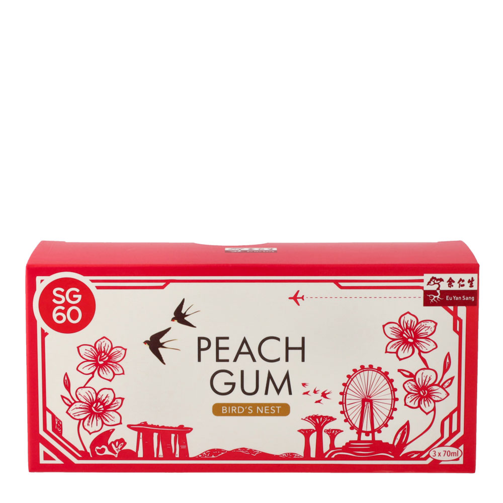 上等桃胶燕窝 (较低糖) 三瓶装