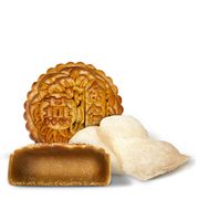 Orange Peel White Lotus Bird Nest Mooncake (Traditional Skin) Orange Peel White Lotus Bird Nest Mooncake (Traditional Skin)