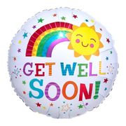 Get Well Soon Happy Sun Balloon