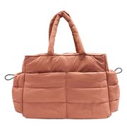 Quilted Diaper Bag in Dusty Rose