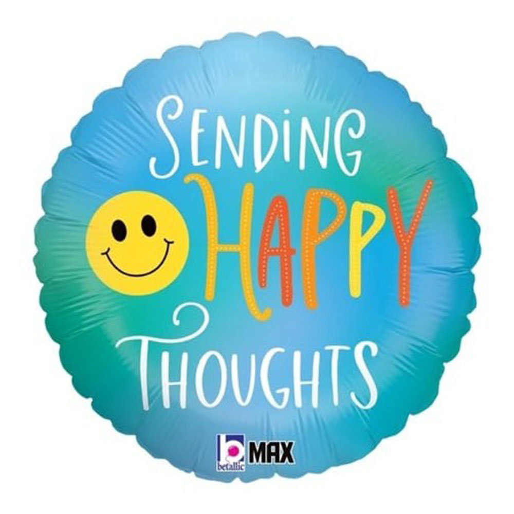 Happy Thoughts Smiley Balloon
