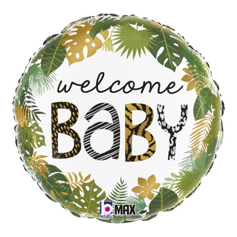 Welcome Baby Jungle Balloon