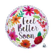 Feel Better Soon Floral Balloon