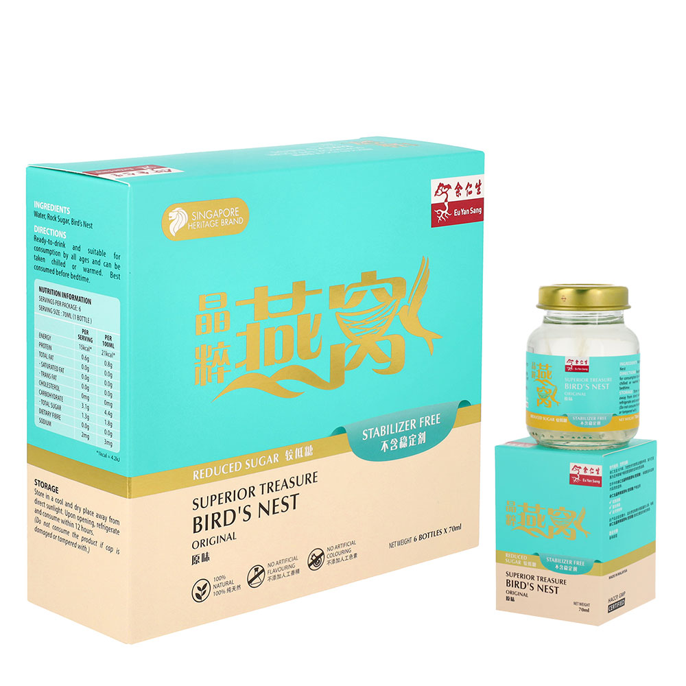 Superior Treasure Bird's Nest Original (Reduced Sugar) 6's