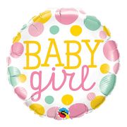 Baby Girl Dots Balloon